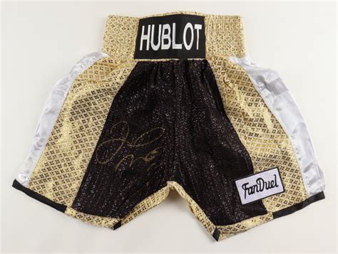 Floyd Mayweather Jr. Signed Hublot FanDuel Boxing .